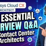 Genesys Cloud CX Interview Preparation 100 Essential Questions & Answers for Contact Center Architects