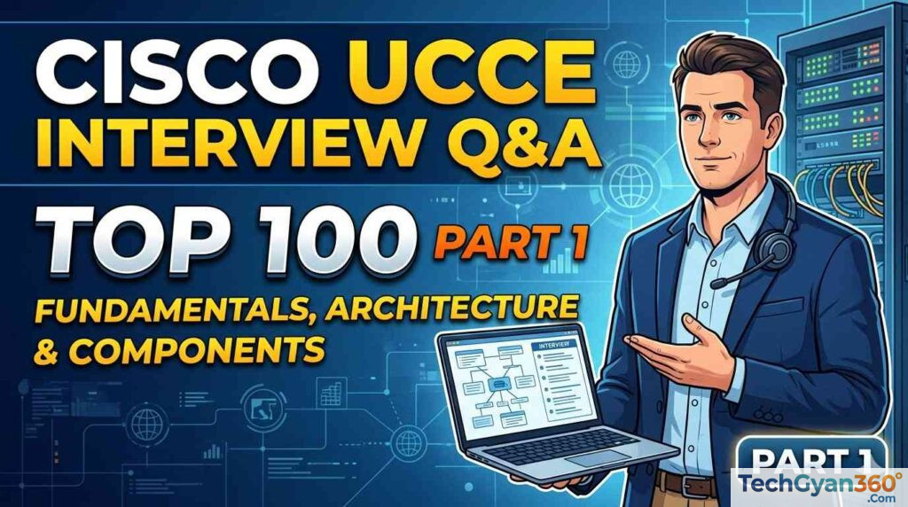 Top 100 Cisco UCCE Interview Questions and Answers – Part 1 Fundamentals, Architecture & Components