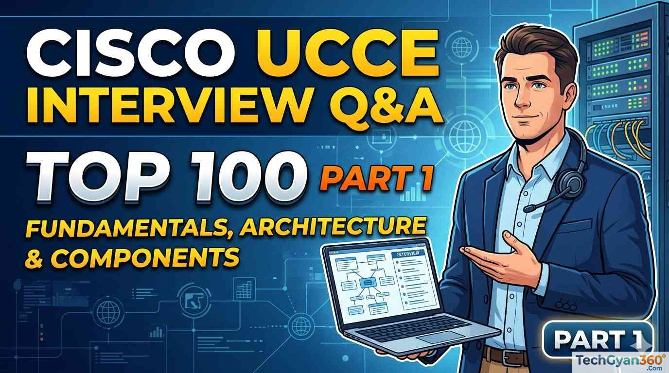 Top 100 Cisco UCCE Interview Questions and Answers – Part 1 Fundamentals, Architecture & Components