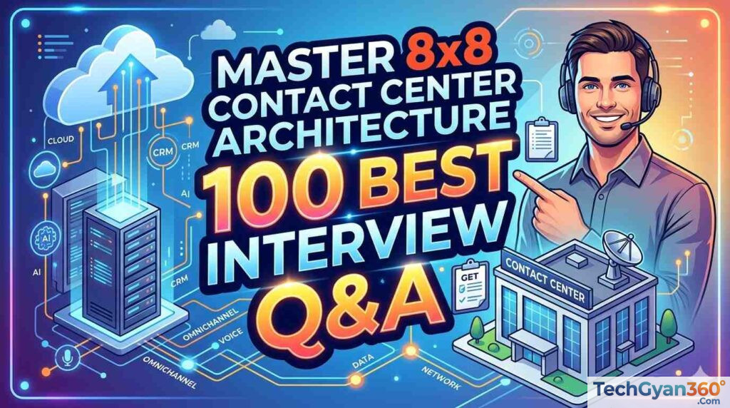 Master 8x8 Contact Center Architecture 100 Best Interview Questions and Answers