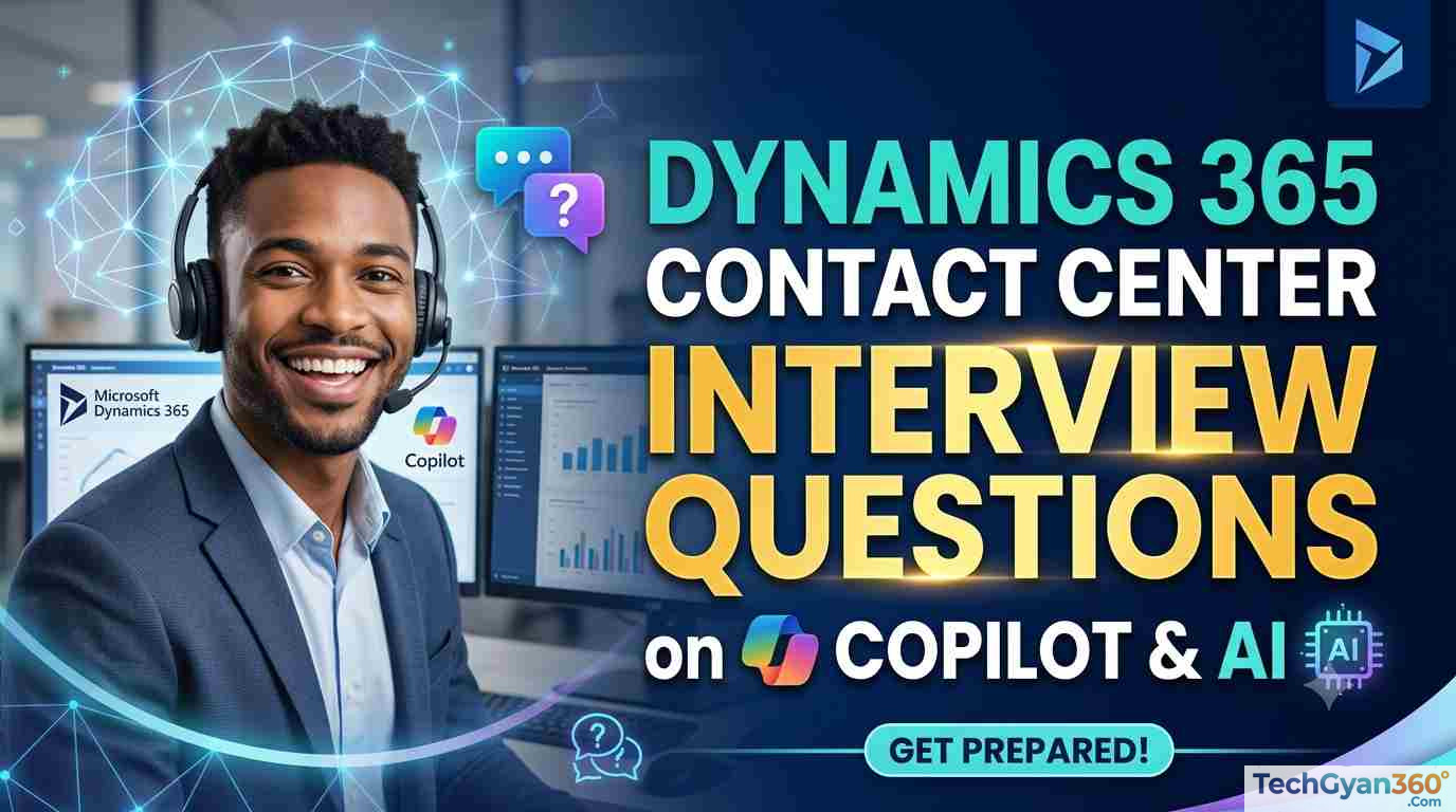 Dynamics 365 Contact Center Interview Questions on Copilot & AI