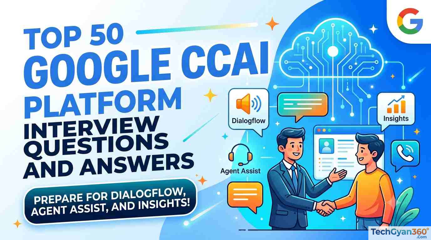 Top 50 Google CCAI Platform Interview Questions and Answers