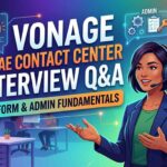 Vonage Contact Center Interview Questions Platform & Admin Fundamentals